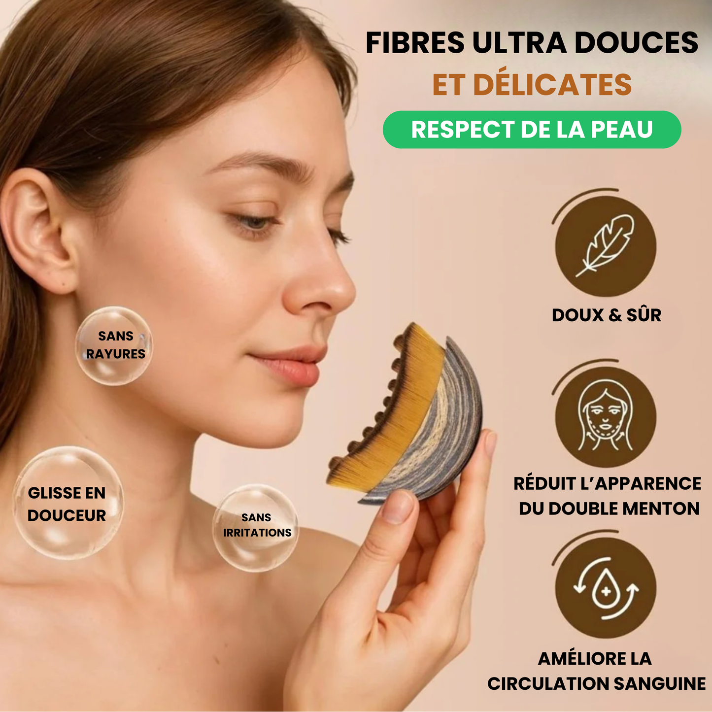 Brosse lymphatique - LymphGlow